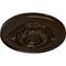 Ekena Millwork Monique Ceiling Medallion (Fits Canopies up to 3 3/4"), Hand-Painted Bronze, 13 3/4"OD x 1"P CM13MOBZS - alternate 2